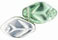 Leaves 12/7mm: Silver - Peridot