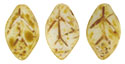Leaves 12/7mm : Opaque White - Picasso Full