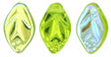 Leaves 12/7mm: Olivine - AB