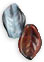 Leaves 14/9mm : Multi Black Swirl Mix