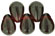 Lg. Tear Drops 8/6mm: Garnet