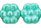 Flowers 8/4mm: Luster - Turquoise