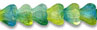 Baby Bell Flowers 4/6mm : Coated - Yellow/Blue
