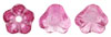 Baby Bell Flowers 4/6mm : Coated - Hot Pink