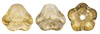 Bell Flowers 8/6mm : Crystal - Celsian