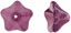 Trumpet Flower 8/13mm : Amethyst