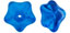 Trumpet Flower 8/13mm : Capri Blue