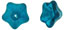 Trumpet Flower 8/13mm : Teal