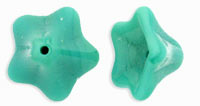 Trumpet Flower 13 x 8mm : Turquoise