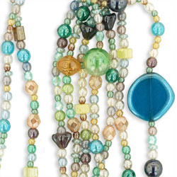 Strung Pressed Bead Mixes : Delicate Bauble Mix