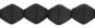 Bicone 6/6mm - Matte: Jet