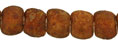 Kidney 6/8mm : Milky Beige - Stone Picasso