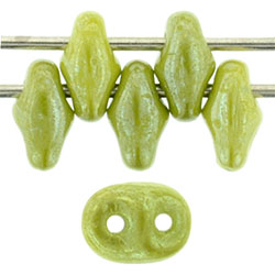 SuperDuo 5 x 2mm : Luster - Opaque Olive