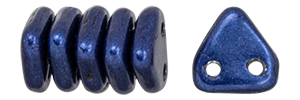 CzechMates Triangle 6mm Tube 2.5" : ColorTrends: Saturated Metallic Evening Blue