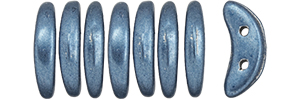 CzechMates Crescent 10 x 3mm : ColorTrends: Saturated Metallic Bluestone