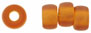 Roll Beads 9mm : Matte - Dark Topaz