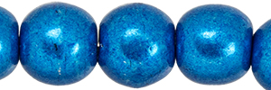 Round Beads 4mm : ColorTrends: Saturated Metallic Galaxy Blue