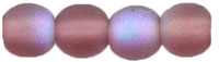 Round Beads 4mm : Matte - Amethyst AB