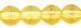 Round Beads 6mm: Light Topaz