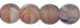 Round Beads 6mm : HurriCane Glass - Matte - Stratosphere