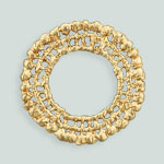 Wreath Connector 25mm : Gold