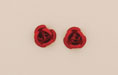 Metal Flower 6mm: Matte - Red