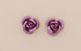 Metal Flower 8mm: Matte - Purple