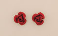 Metal Flower 8mm: Matte - Red