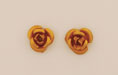 Metal Flower 8mm: Matte - Tangerine