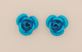 Metal Flower 10mm: Matte - Aquamarine