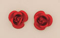 Metal Flower 12mm: Matte - Red