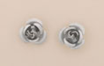 Metal Flower 12mm: Matte - Silver