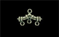 Corded Multi-Strand Link: Antique Silver