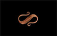 S Link 16/13mm: Antique Copper