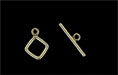 Square Toggle: Antique Silver