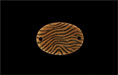Cedar Grain Oval Link 18/13mm: Antique Copper