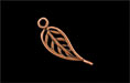 Leaf Twist Link 25/7mm: Antique Copper