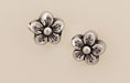 Flower 10mm: Antique Silver