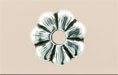 Flower Donut 22mm : Antique Silver