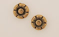 Flower 10mm: Antique Gold