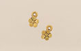 Flower Charm 7/5mm: Antique Gold