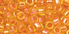 TOHO Aiko (11/0) 4g Pack : Orange-Lined Jonquil Rainbow