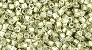 TOHO Hexagon 11/0 : Galvanized Aluminum
