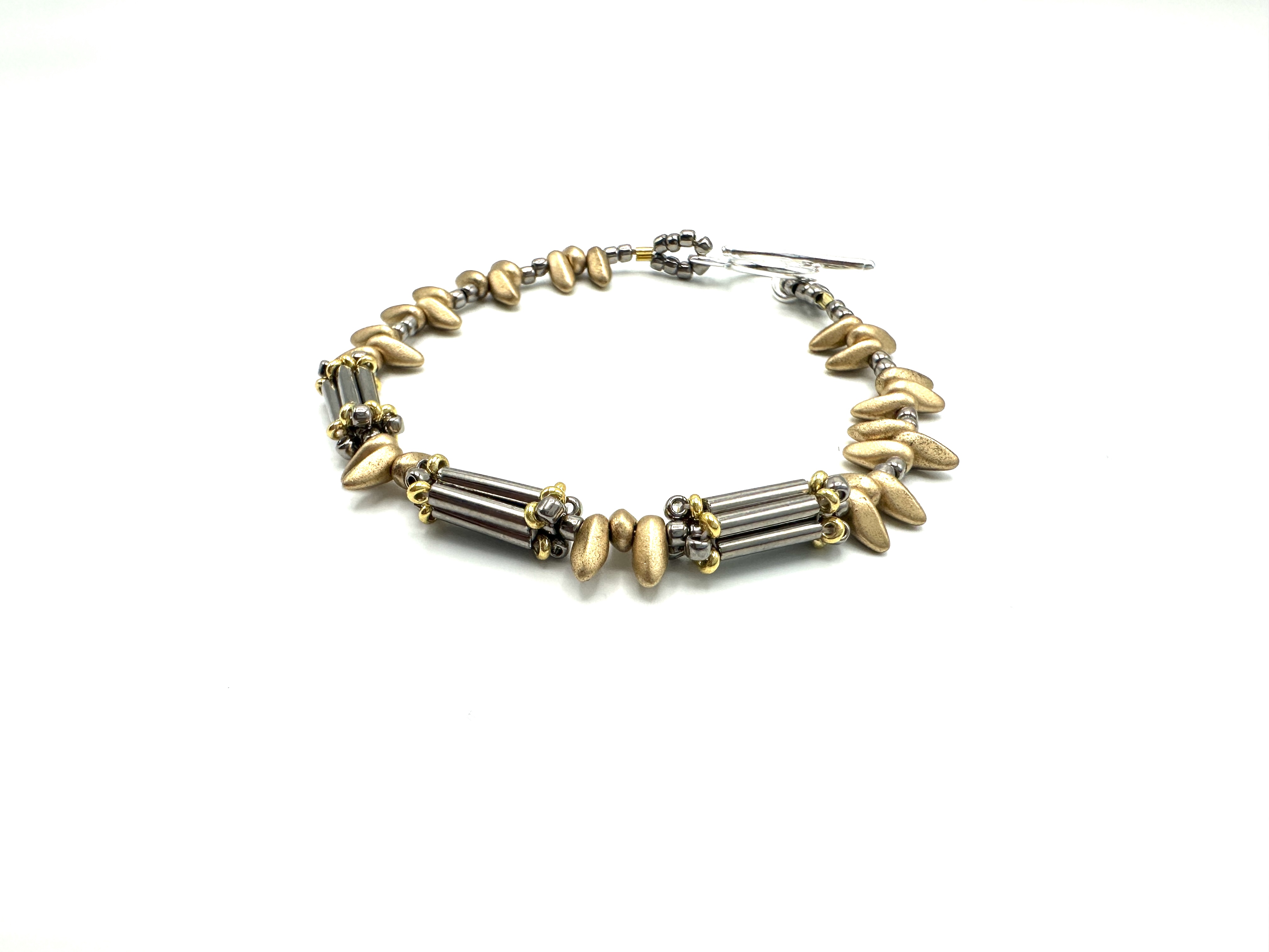 Silver and Gold Bracelet