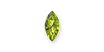 PRESTIGE 4228 15mm Navette Fancy Stone Citrus Green