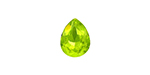 PRESTIGE 4320 6mm Pear Fancy Stone Citrus Green