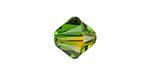 PRESTIGE 5328 8mm Bicone Bead Fern Green-Topaz Blend