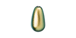 PRESTIGE 5816 11.5mm Teardrop Crystal Pearl Iridescent Green