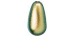 PRESTIGE 5816 15mm Teardrop Crystal Pearl Iridescent Green